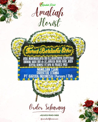 Papan Bunga Duka di Lombok Barat