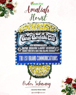 Papan Bunga Duka di Lombok Barat